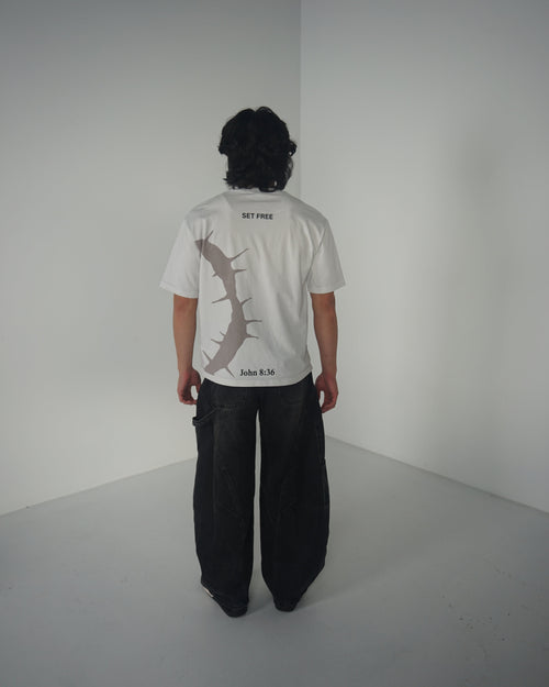 Set Free Christian T-Shirt – John 8:36 Bible Verse